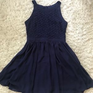 Navy Blue Francesca’s Collection Dress